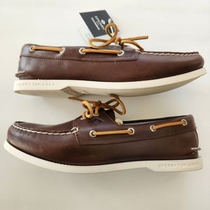 SPERRY Original Plushwave Boat Shoe Size 11 W Brown